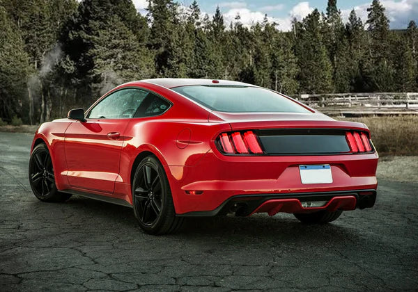 AlphaRex 15-23 Ford Mustang NOVA-Series Prismatic LED Tail Lights Alpha-Black - 655010