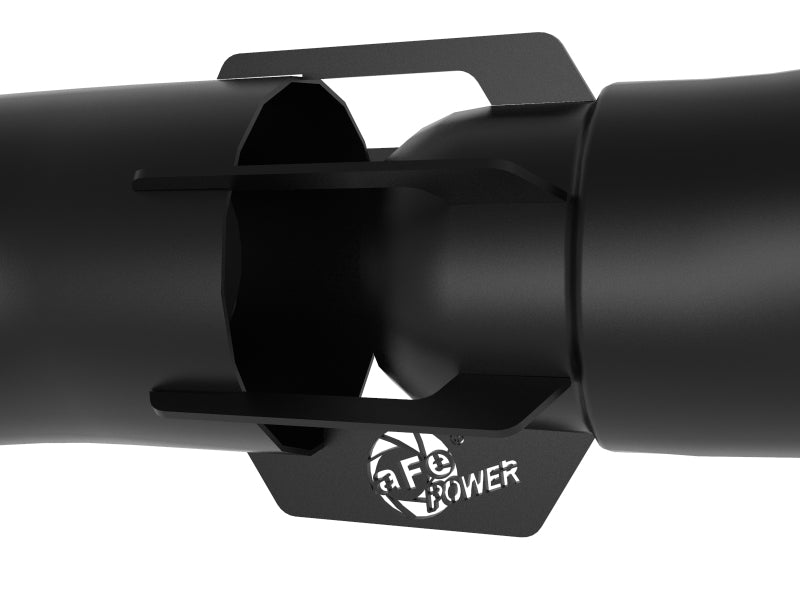 aFe Rebel DPF-Back 409 SS Exhaust System w/Dual Black Tips 18-19 Ford F-150 V6 3.0L (td) - 49-43108-B