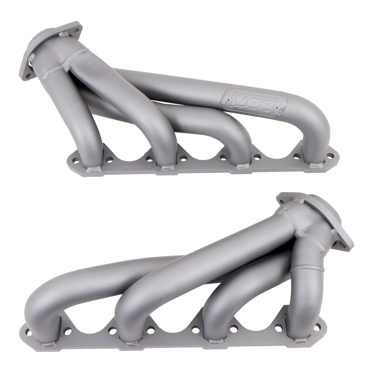 BBK 79-93 Mustang 351 Swap Shorty Unequal Length Exhaust Headers - 1-5/8 Titanium Ceramic - 1511