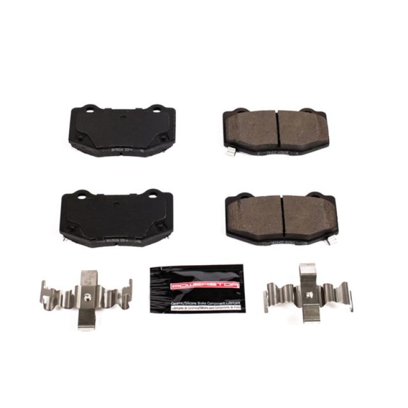 Power Stop 16-19 Cadillac ATS Rear Z23 Evolution Sport Brake Pads w/Hardware - Z23-1718 for 2016-2023 Chevrolet Camaro - fron