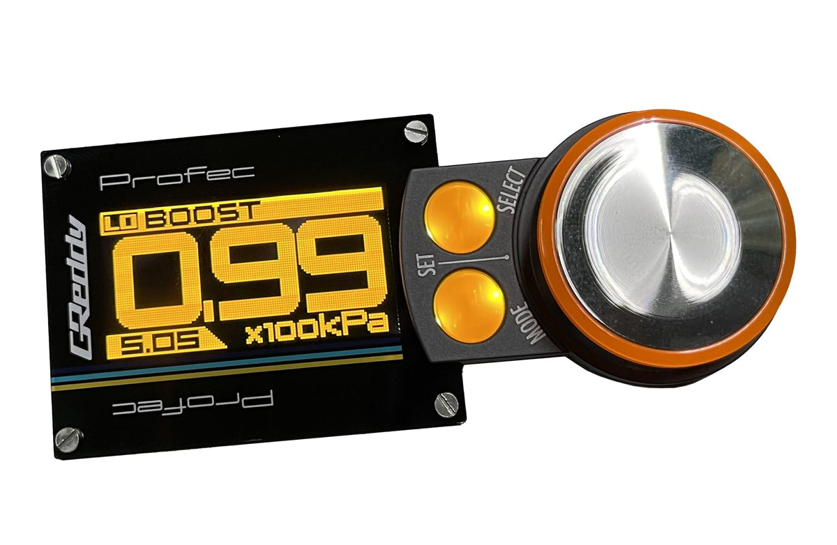 GReddy - GReddy Profec - Electronic Boost Controller (8-Bar boost reading) Amber (OLED) - 15500221
