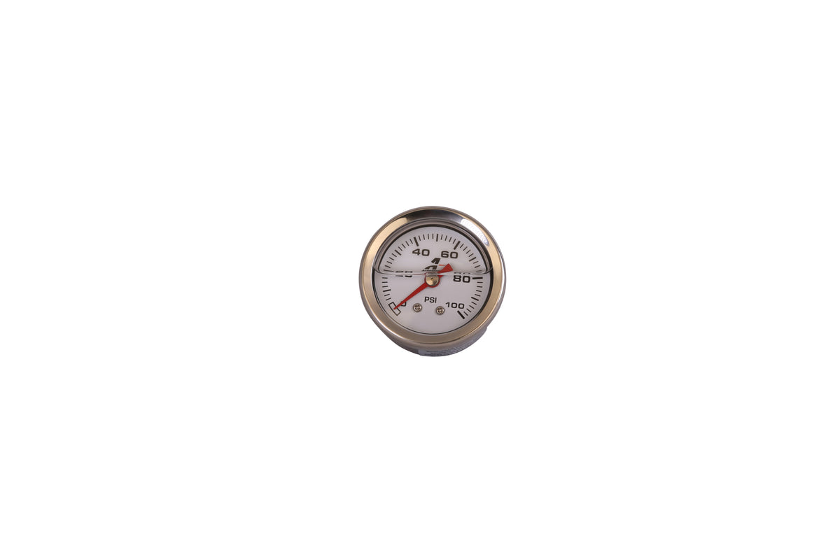 Aeromotive 0-15 PSI Fuel Pressure Gauge - 15632