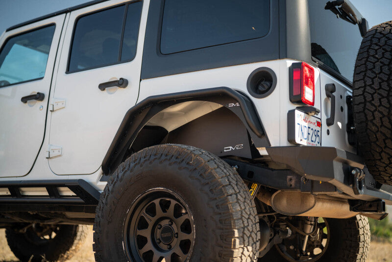DV8 Offroad 07-18 Jeep Wrangler JK Rear Inner Fender - Satin Black - INFEND-10RB