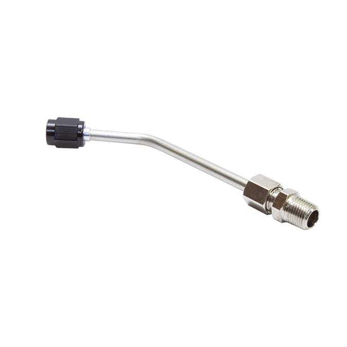 Nitrous Express Hitman Stage 6 & Propower SS Solenoid to Plate Connector - Black - 15710