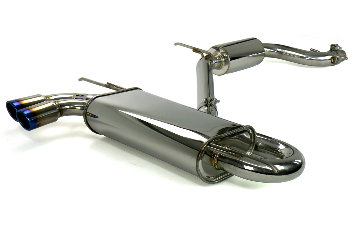 Invidia 05-08 VW Golf GTI Q300 Rolled Titanium Tip Cat-Back Exhaust - HS05GF5G3T