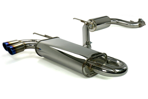 Invidia 05-08 VW Golf GTI Q300 Rolled Titanium Tip Cat-Back Exhaust - HS05GF5G3T for 2004-2006 Volkswagen Golf - front view