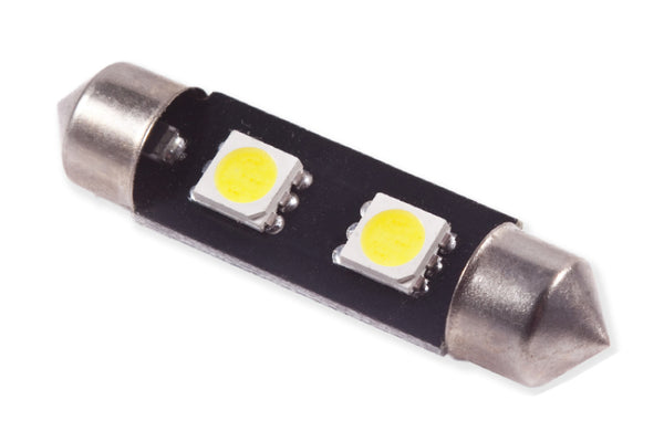 Diode Dynamics 39mm SMF2 LED Bulb Warm - White (Single) - DD0090S for 2003-2016 Chevrolet Express 2500 - front view