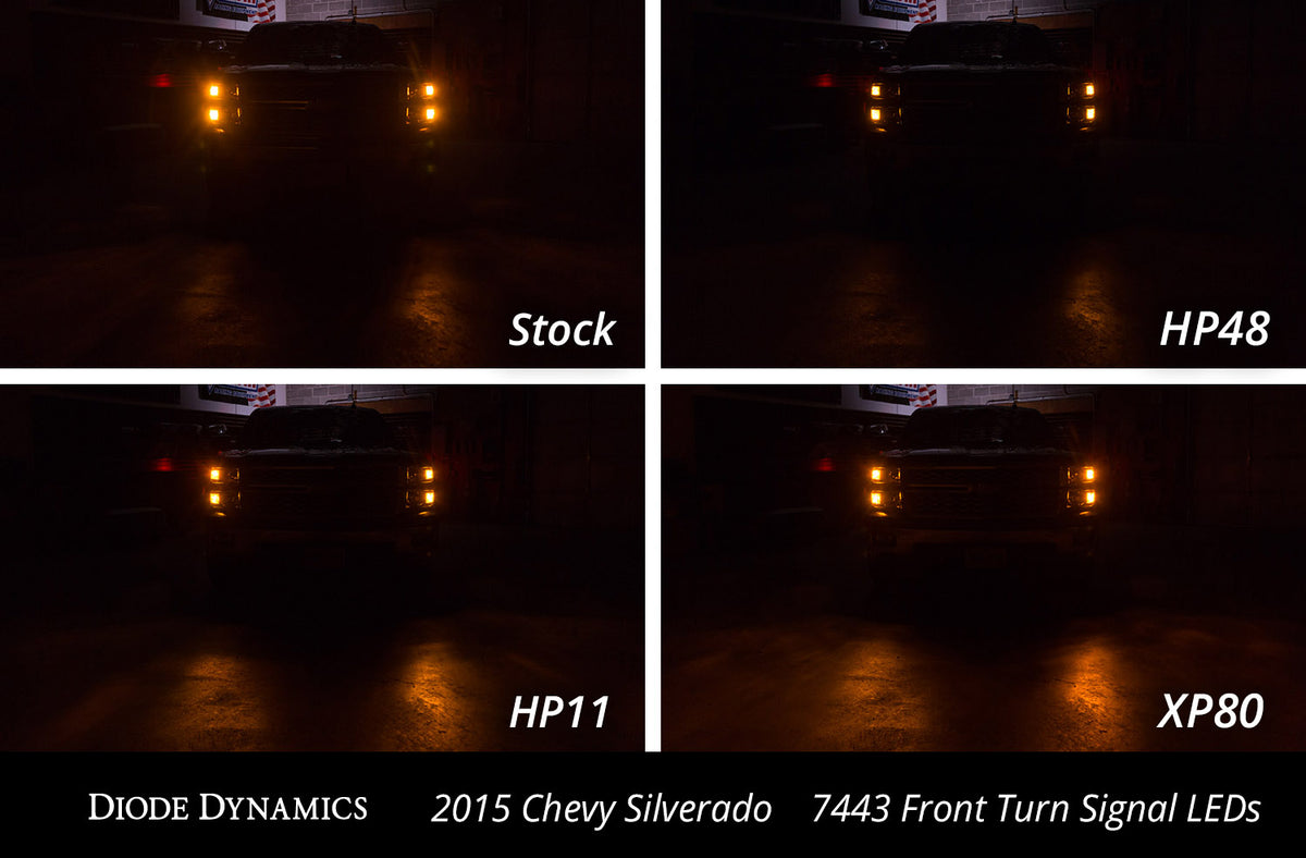 Diode Dynamics - Front Turn Signal LEDs for 2014-2018 Chevrolet Silverado (four) - DD0114Q