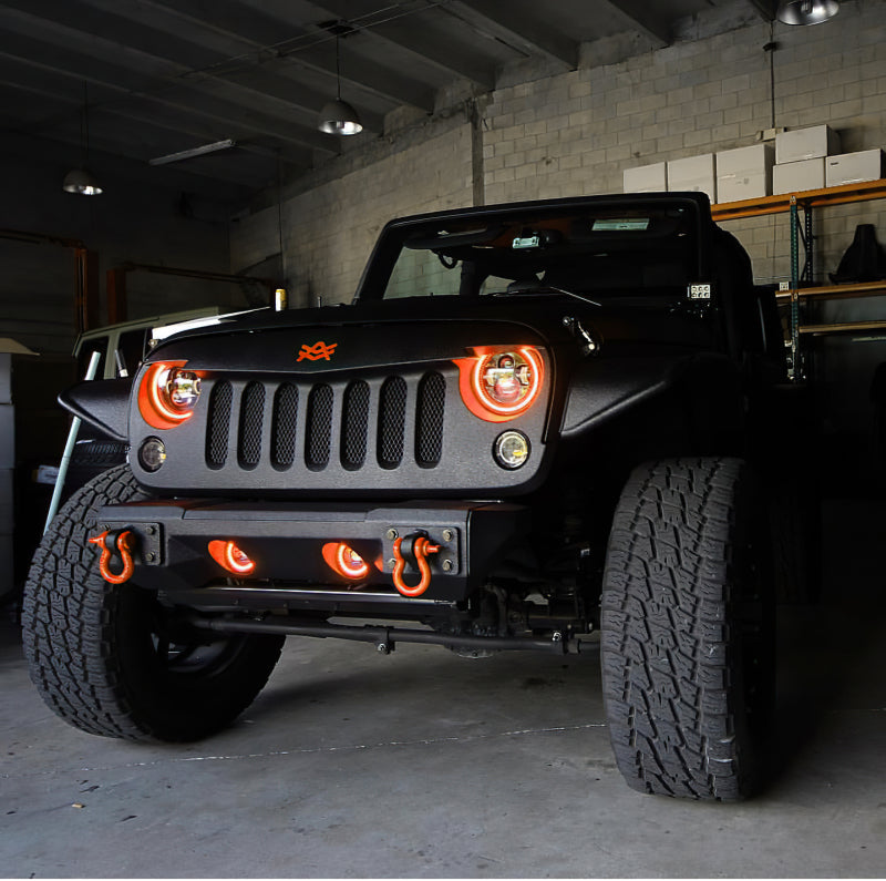 Oracle 7in High Powered LED Headlights - Black Bezel - Dynamic - Dynamic SEE WARRANTY - 5769-332
