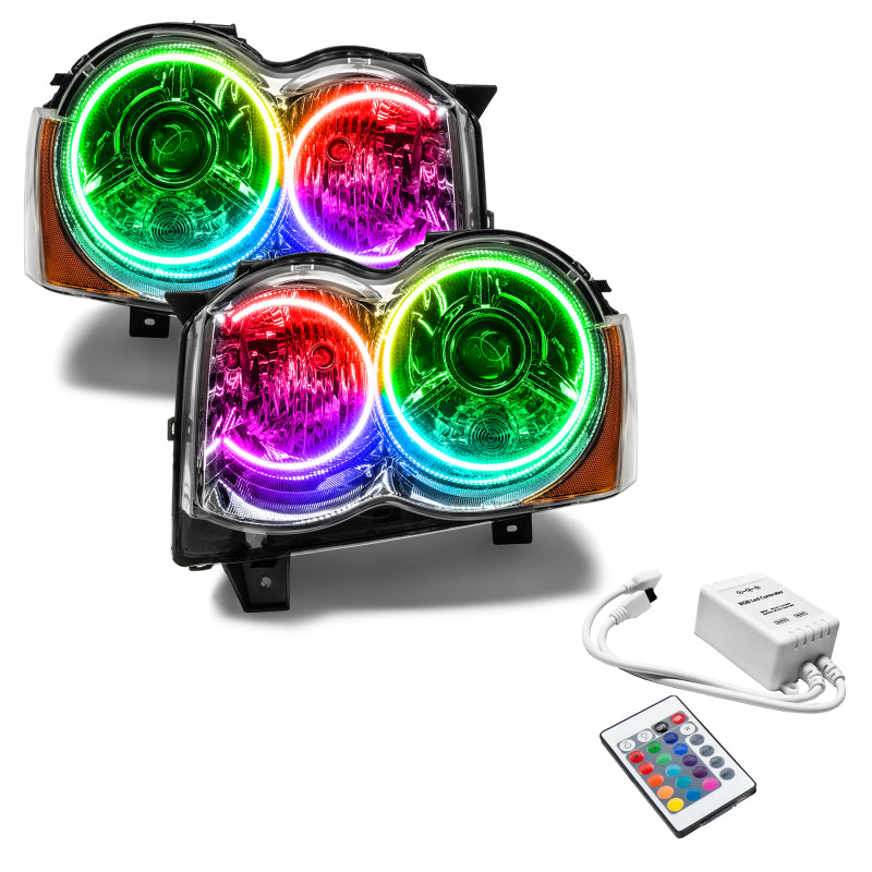 Oracle 08-10 Jeep Grand Cherokee SMD HL - HID - ColorSHIFT w/ Simple Controller SEE WARRANTY - 7139-504