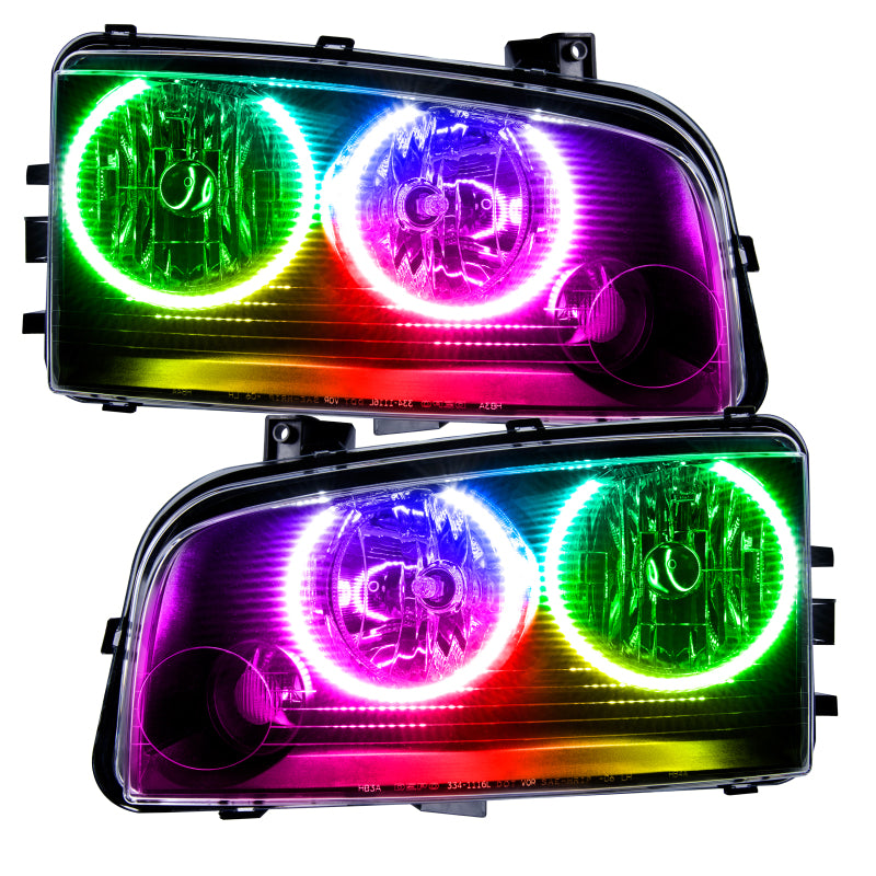 Oracle 05-10 Dodge Charger SMD HL (Non-HID) - ColorSHIFT w/o Controller SEE WARRANTY - 7022-334