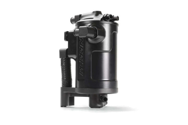 PERRIN 22-25 Subaru WRX Air Oil Separator - Black - PSP-ENG-622BK by Perrin Performance - front view