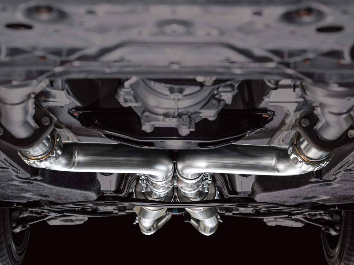 AWE 2023 Nissan Z RZ34 RWD Track Edition Catback Exhaust System w/ Chrome Silver Tips - 3020-32400
