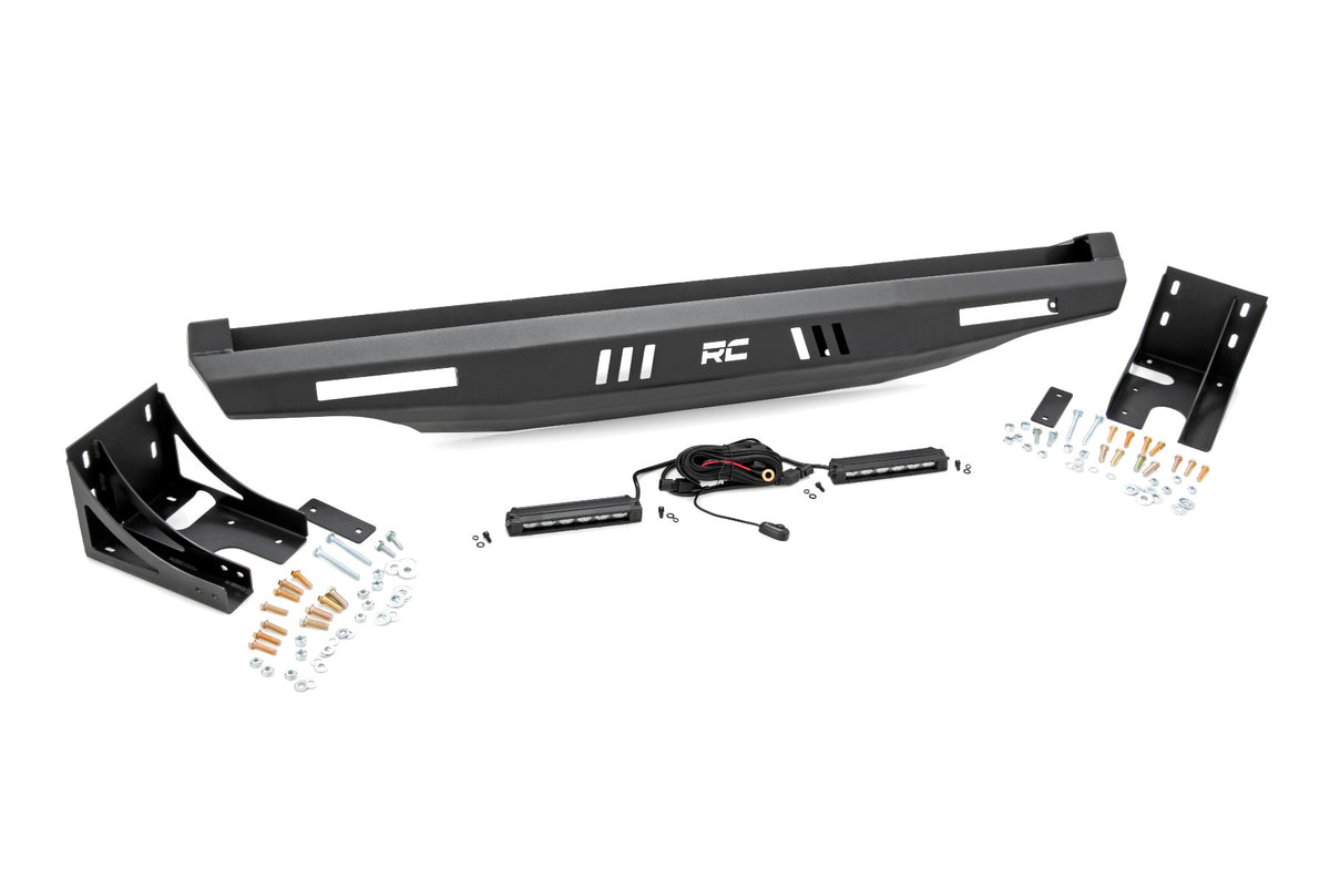 Bumper | Rear | 6&quot; Black Slimline LED Pair | Multiple Makes &amp; Models (Can-Am/Polaris)