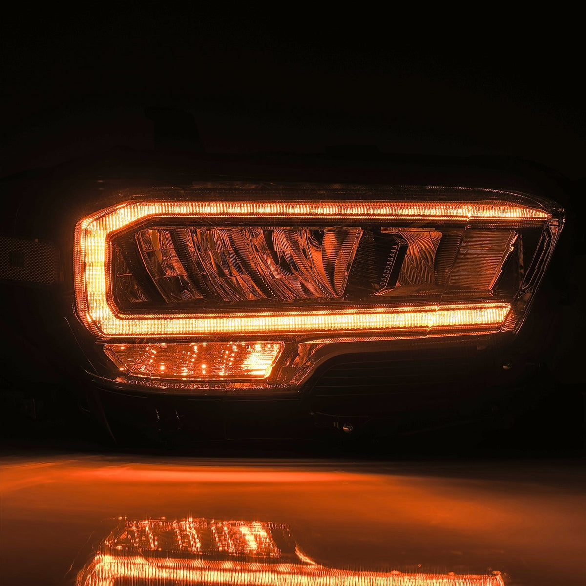 AlphaRex 16-23 Toyota Tacoma LUXX-Series LED Crystal Headlights - Alpha-Black - 880702 for 2016-2023 Toyota Tacoma - detail v