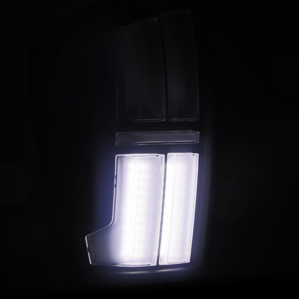 AlphaRex 16-23 Toyota Tacoma/Tundra NOVA-Series Prismatic LED Tail Lights Alpha-Black - 680092 for 2016-2023 Toyota Tacoma - 