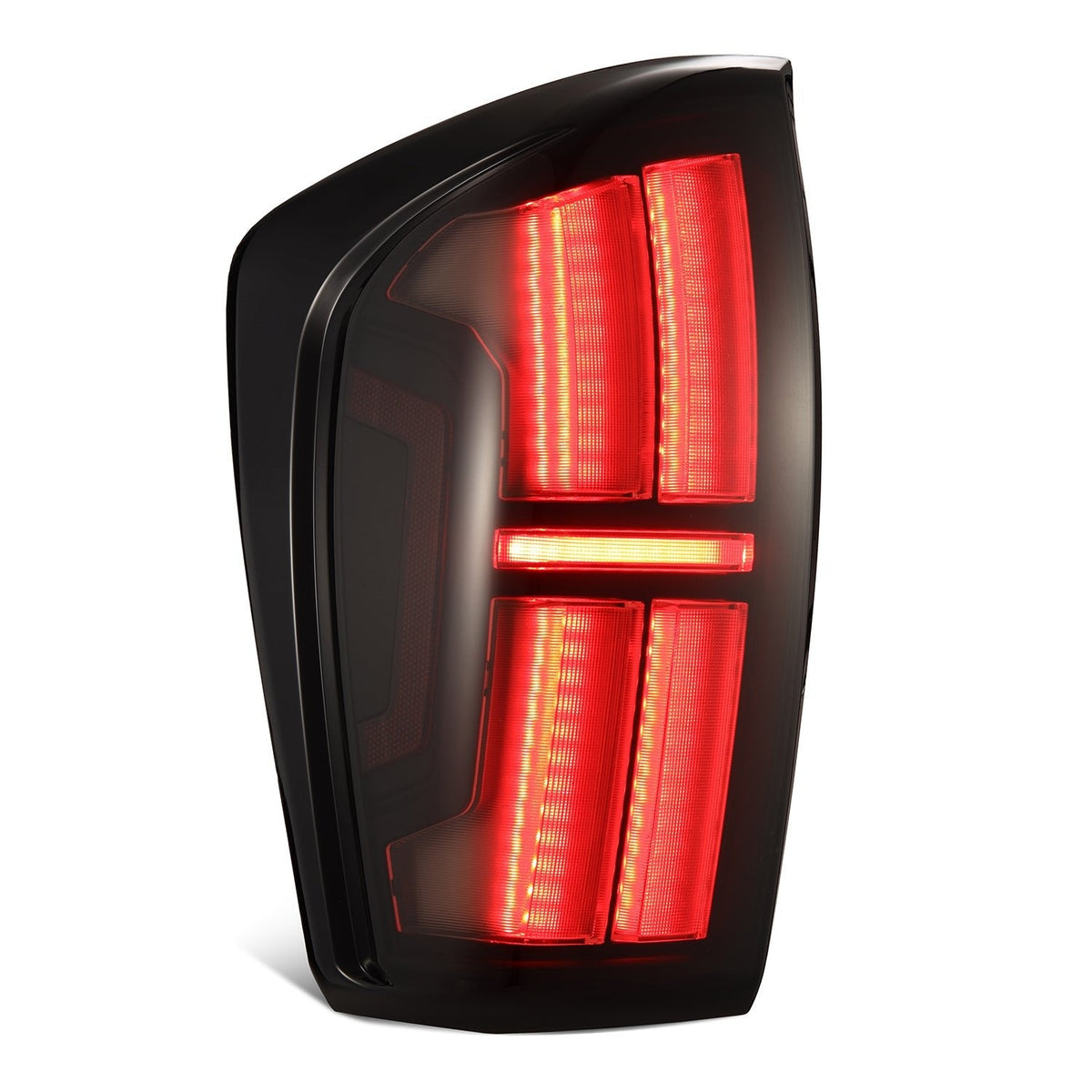 AlphaRex 16-23 Toyota Tacoma/Tundra NOVA-Series Prismatic LED Tail Lights Alpha-Black - 680092 for 2016-2023 Toyota Tacoma - 