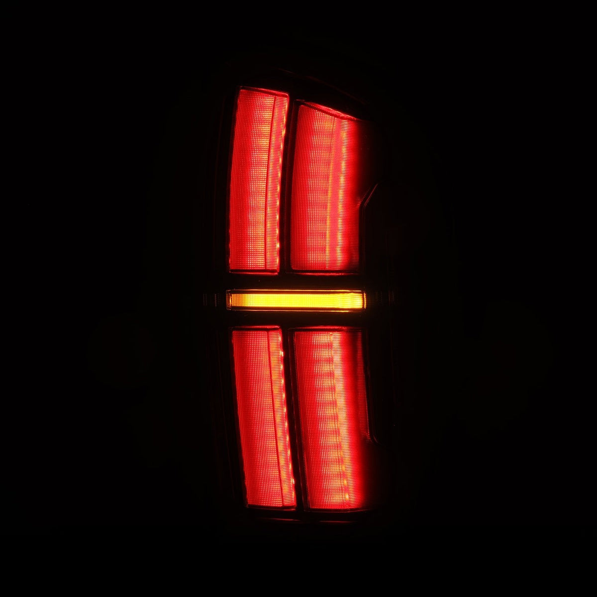 AlphaRex 16-23 Toyota Tacoma/Tundra NOVA-Series Prismatic LED Tail Lights Black - 680082 for 2016-2023 Toyota Tacoma - side v