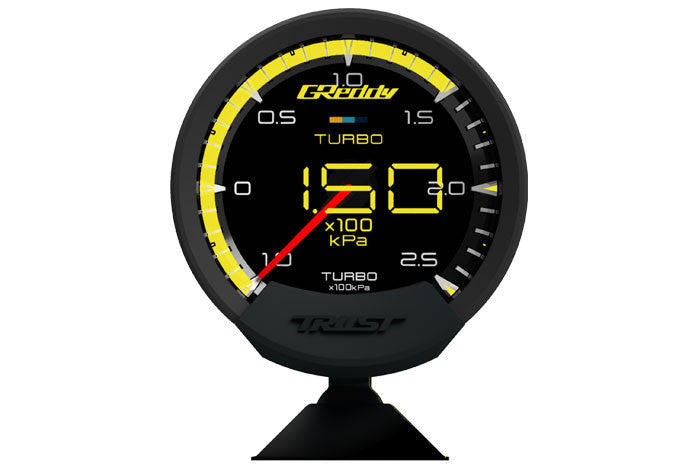 GReddy Sirius Unify Turbo Boost Gauge Set (Sirius Meter w/Boost Pressure Sensor Set & Vision Displ) - 16001740