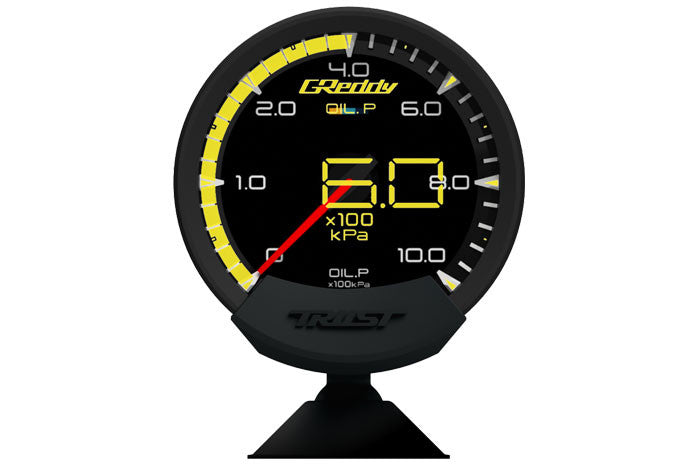 GReddy Sirius Unify Oil Pressure Gauge Set (Sirius Meter w/Oil Press Sensor Set & Vision Disp) - 16001743