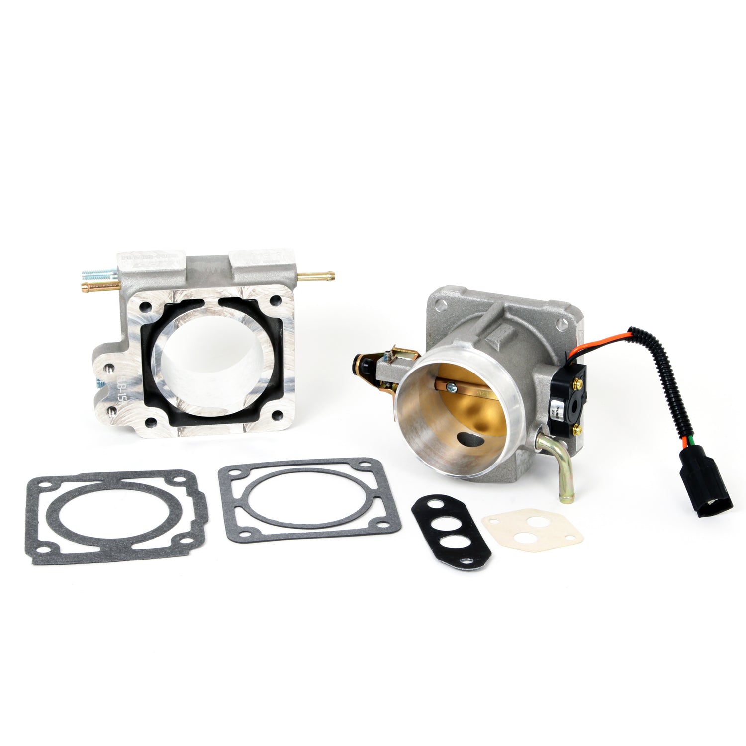 BBK 86-93 Mustang 5.0 75mm Throttle Body BBK Power Plus Series And EGR Spacer Kit - 1600