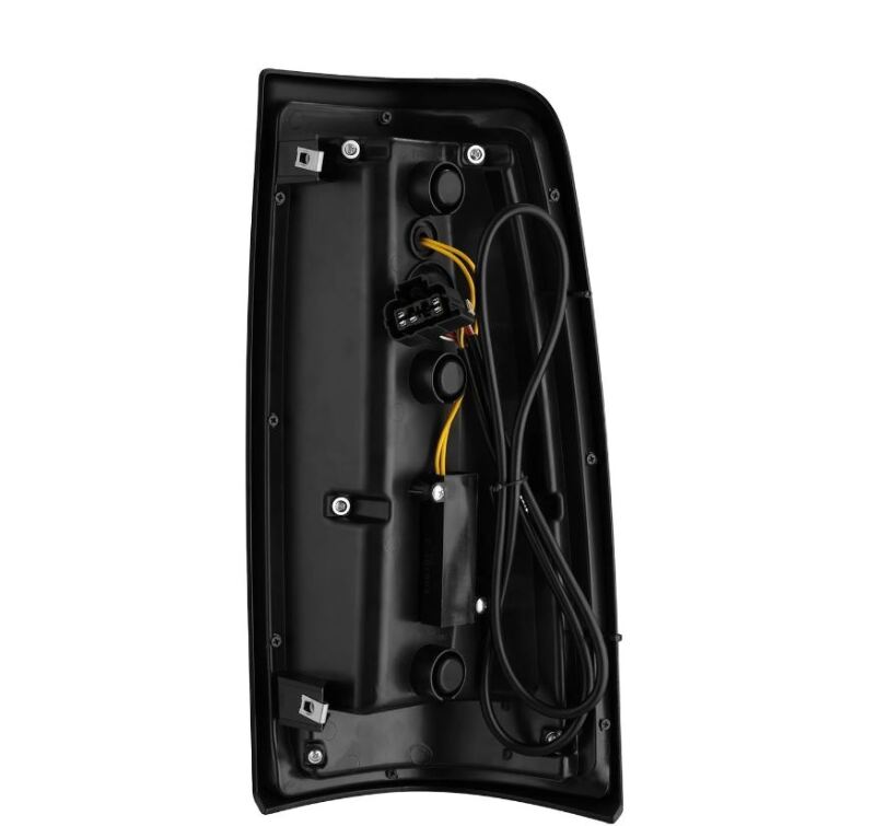 AlphaRex 99-06 Chevrolet Silverado/99-06 GMC Sierra LUXX-Series LED Tail Lights - Black - 620006