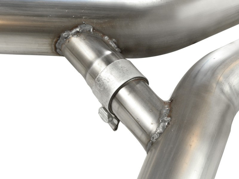 aFe MACHForce XP Cat-Back Exhaust 3in SS w/ Polished Tips 11-14 Ford Mustang GT V8 5.0L - 49-43049-P