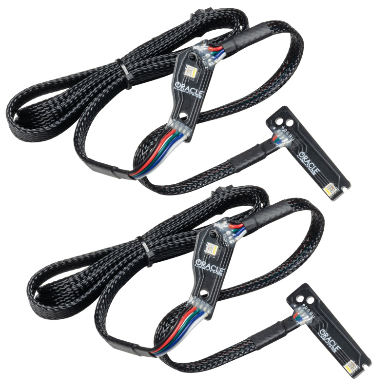 Oracle 15-21 Nissan GT-R RGB+W (Lightning Bolt) Headlight DRL Kit- w/o Controller SEE WARRANTY - 1283-334