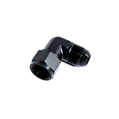 Nitrous Express 4AN 24in Stainless Braided SHO Hose (w/Black 90 Deg 3AN - One End) - 10124-90