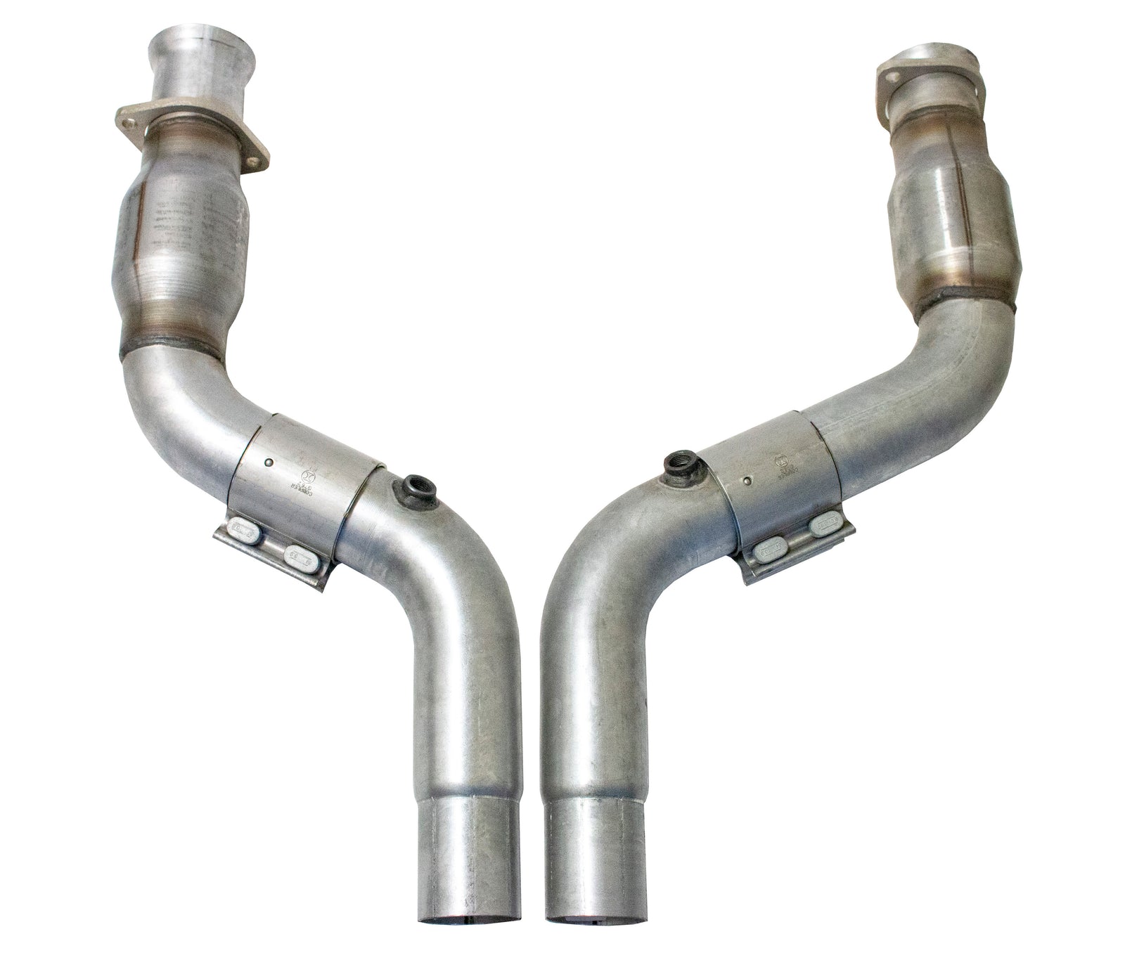 BBK 05-20 Dodge Challenger/Charger 6.1/6.2/6.4L Hemi 3in Catted High Flow Mid Pipe - 16481