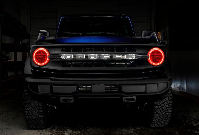 Oracle 2021 Ford Bronco Base Headlight LED Halo Kit - ColorSHIFT - w/ BC1 Controller SEE WARRANTY - 1470-335