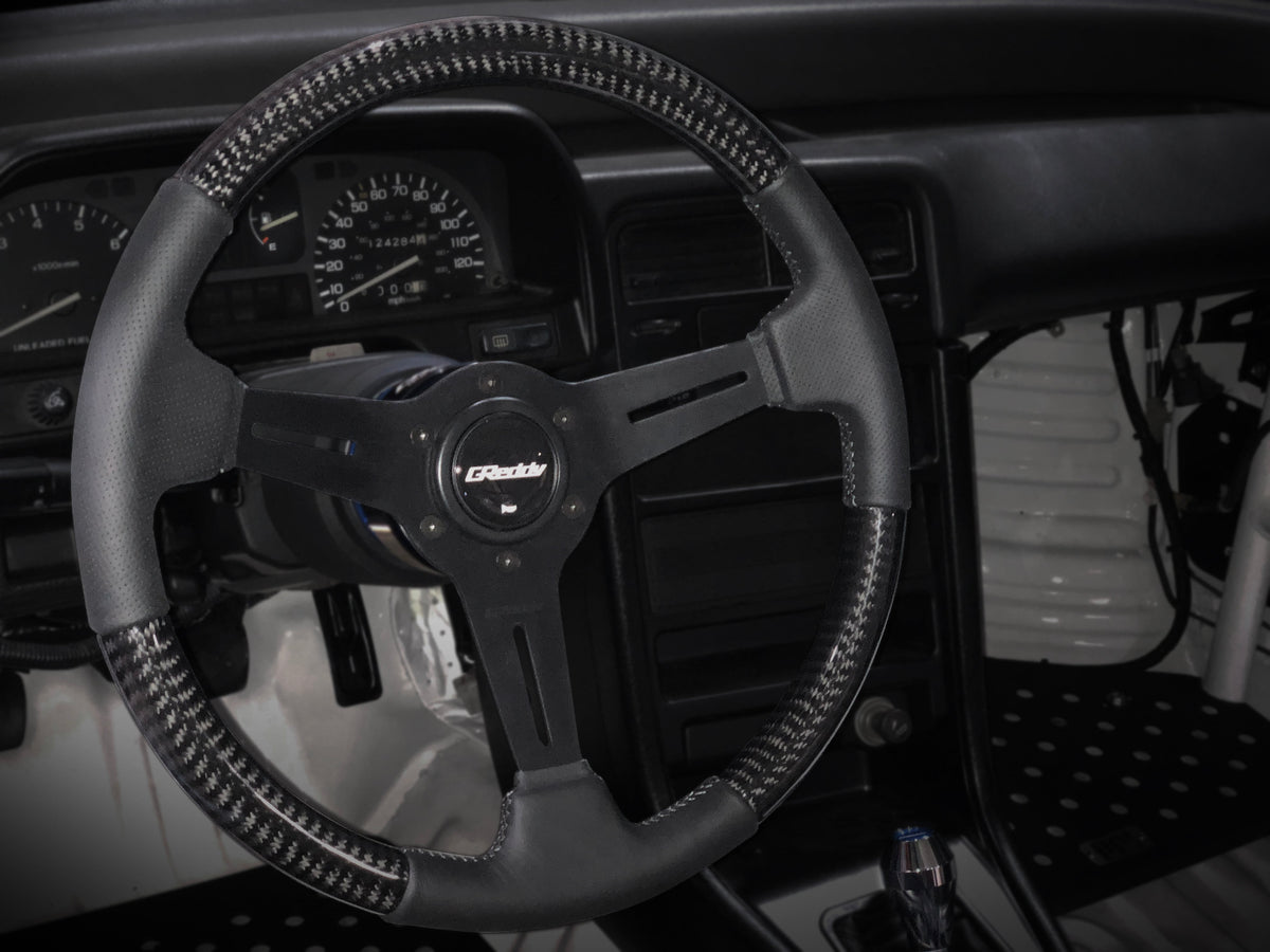 GReddy - GReddy Sport Steering Wheel Carbon - 16600007