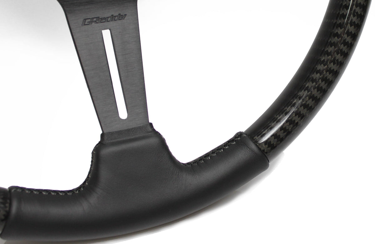GReddy - GReddy Sport Steering Wheel Carbon - 16600007