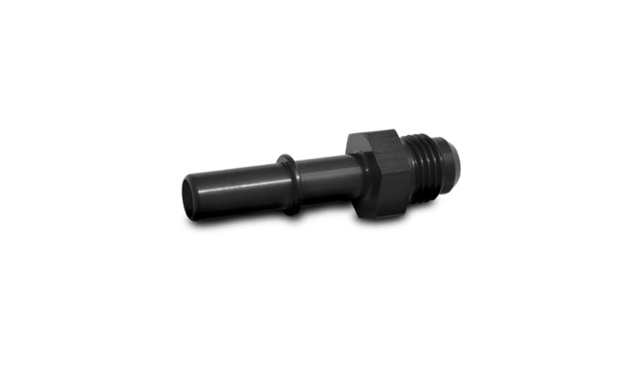 Vibrant -8AN to 5/16in Quick Connect Push On EFI Adapter Fitting - Black - 16883