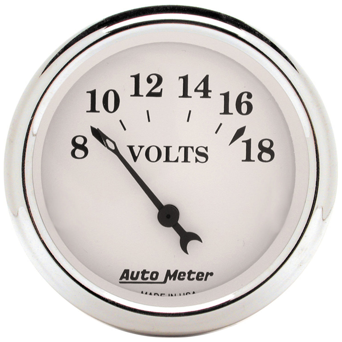 Autometer Old Tyme White 5 Piece Kit (MPH/FUEL/OILP/WTMP/BAT) 59-60 Chevy Car Direct-Fit Dash Kit - 7034-OTW