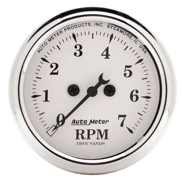 Autometer 2 1/16 inch 7000rpm Old Tyme Tachometer (52.4mm) - 1694