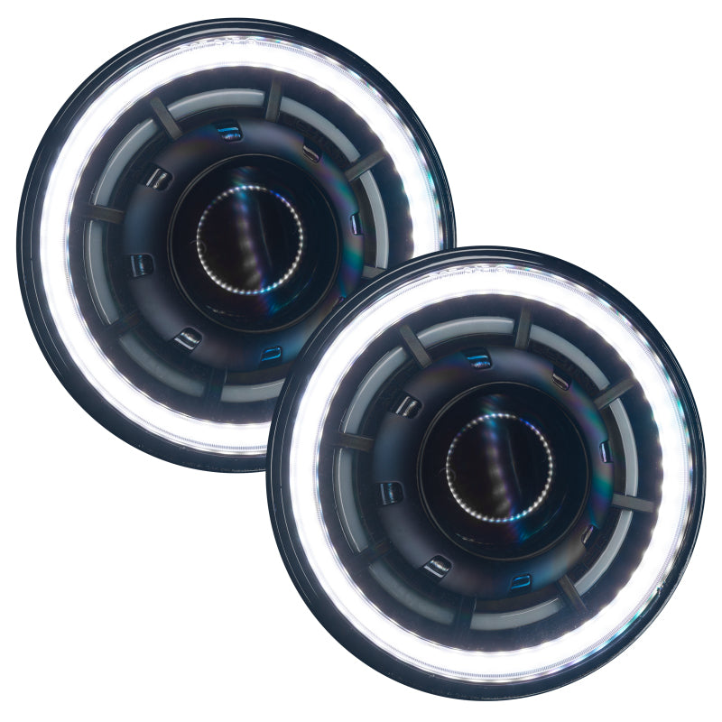 ORACLE Lighting 0718 Jeep Wrangler JK Oculus 7in ColorSHIFT BiLED Projector Headlights SEE WARRANTY - 5876-504