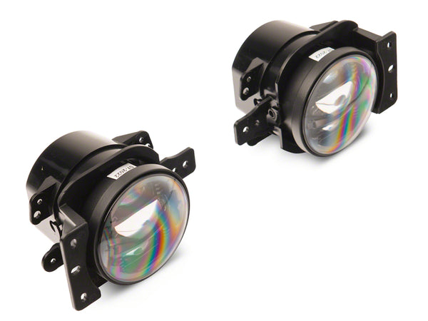 Raxiom 18-23 Jeep Wrangler JL Axial Series LED Fog Lights - J169674 for 2018-2026 Jeep Wrangler - front view