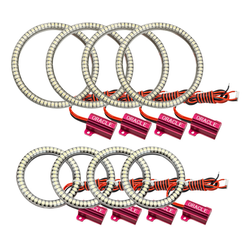 Oracle Vector Jeep Wrangler JK Grille LED Halo Kit - White SEE WARRANTY - 5835-001