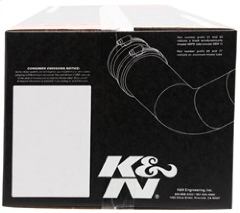 K&N 2015 Ford F-150 5.0L V8 Performance Intake Kit - 57-2591 for 2015-2017 Ford F 150 - rear view