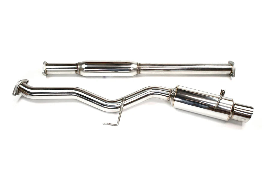 Invidia 03+ Evo Mitsubishi Evo 8/9 76mm N1 Stainless Steel Tip Cat-back Exhaust - HS03ML8GTP