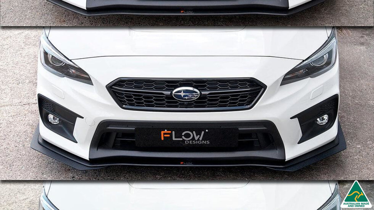 Subaru VA WRX &amp; WRX STI Front Lip Splitter Extensions