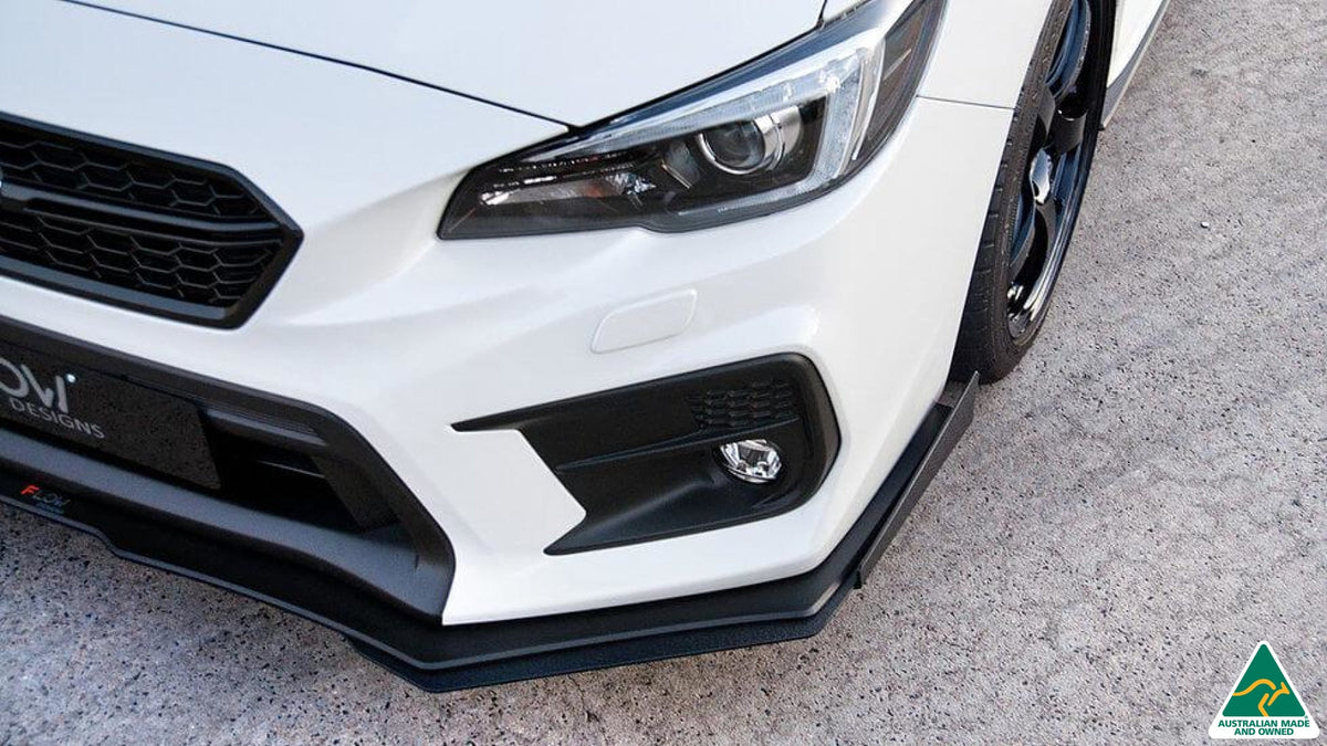Subaru VA WRX &amp; WRX STI Front Lip Splitter Extensions