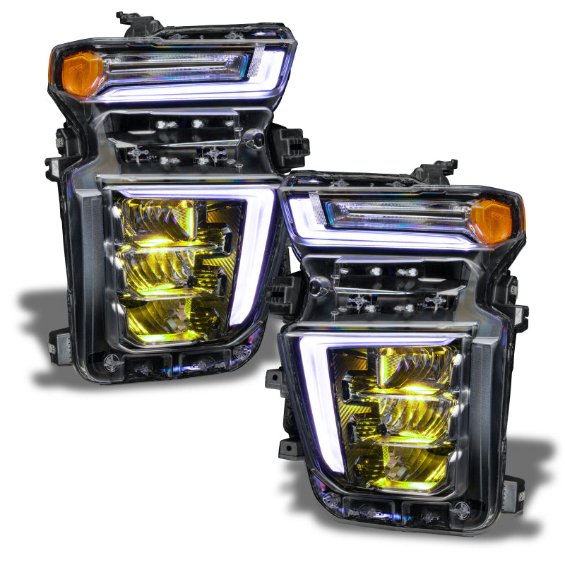 Oracle 20-21 Chevy Silverado HD 2500RGB Headlight Demon Eye Kit - w/o Controller SEE WARRANTY - 1453-334