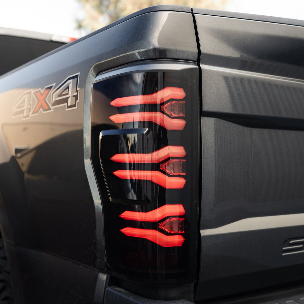 AlphaRex 17-19 Ford F150/F250/F350 LUXX LED Taillights - Black-Red - 659092 for 2017-2019 Ford F 150 - additional view