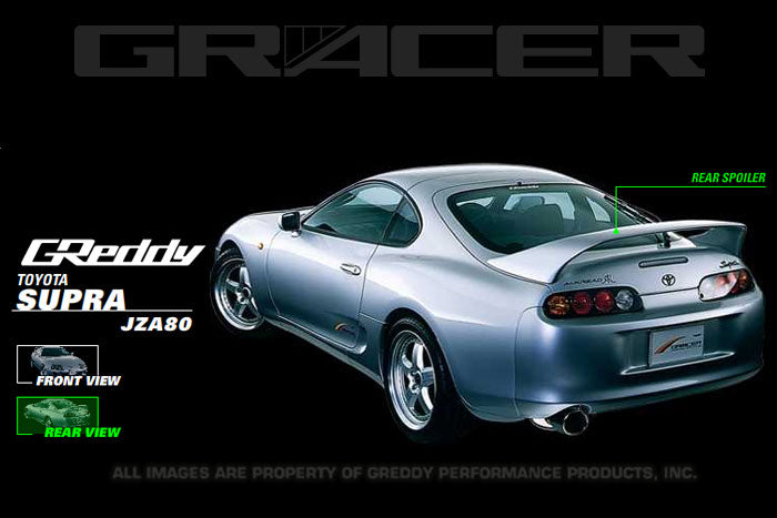 GReddy - Toyota Supra (JZA80) GReddy GRacer Aero Lip Spoiler / Wing - 17010026