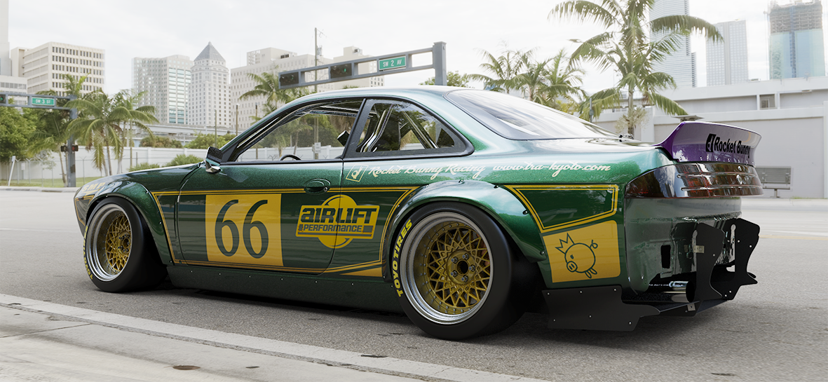 GReddy - Rocket Bunny S14 (Boss) Aero - Nissan 240SX Silvia (S14) - 17020301