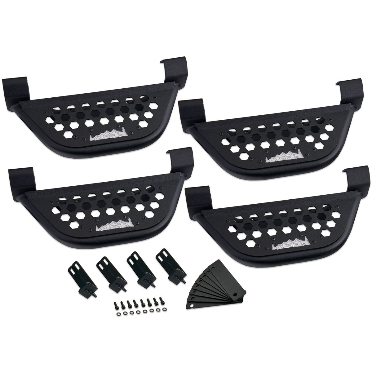 IAG EZ-Step Add-On (2 Pair) for 2018+ Jeep Wrangler 4 Door / 2020+ Gladiator - IAG-BDY-J2102