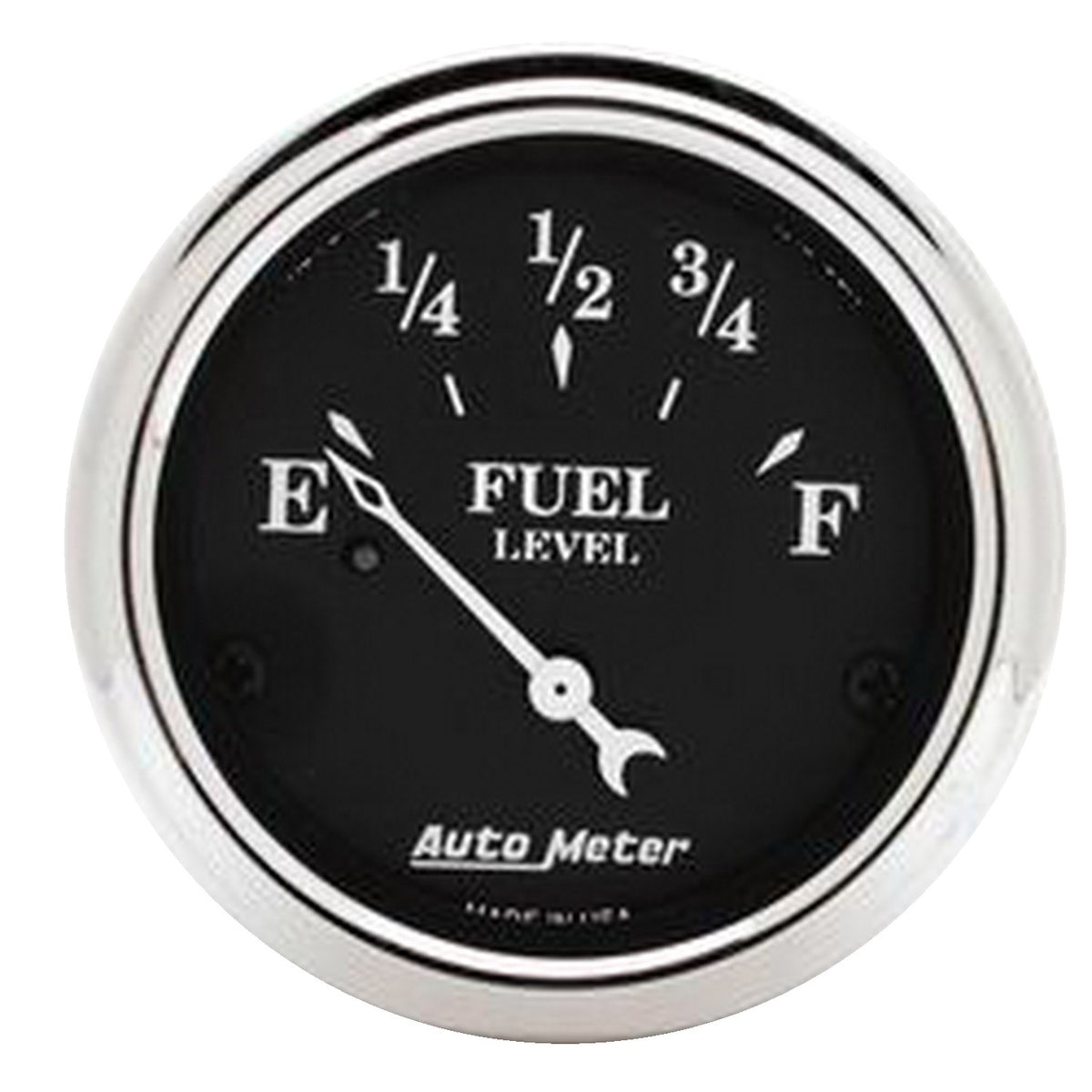 Autometer Old Tyme Black 5 Piece Kit (MPH/FUEL/OILP/WTMP/BAT) 55-59 Chevy Truck Direct-Fit Dash Kit - 7036-OTB