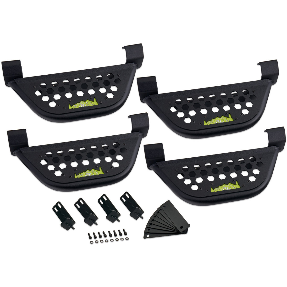 IAG EZ-Step Add-On (2 Pair) for 2018+ Jeep Wrangler 4 Door / 2020+ Gladiator - IAG-BDY-J2102